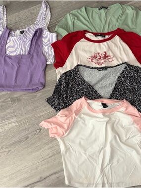 Shein Bundle of Crop Tops